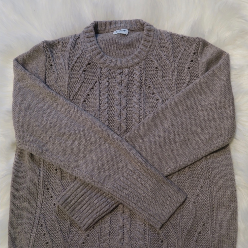J. Crew Cable Knit Sweater